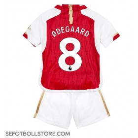 Arsenal Martin Odegaard #8 Replika babykläder Hemmaställ Barn 2023-24 Kortärmad (+ korta byxor)